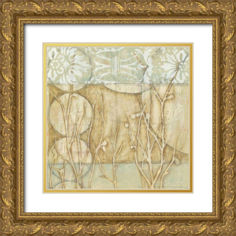 Small Willow and Lace II Gold Ornate Wood Framed Art Print with Double Matting by Goldberger, Jennifer