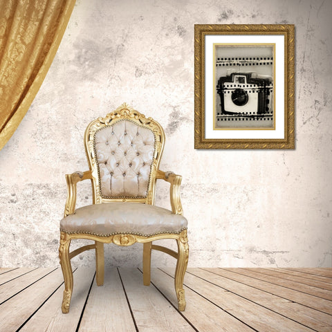 Camera Obscura II Gold Ornate Wood Framed Art Print with Double Matting by Vision Studio