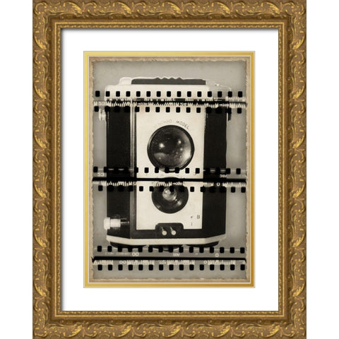 Camera Obscura IV Gold Ornate Wood Framed Art Print with Double Matting by Vision Studio