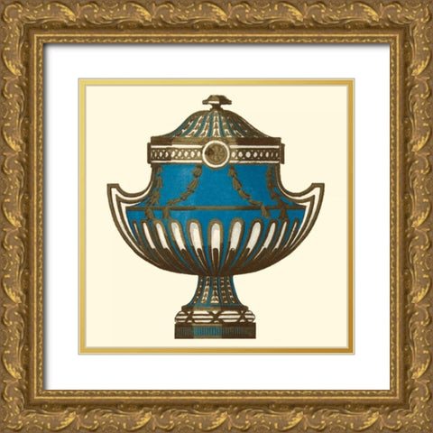 Sevres Porcelain I Gold Ornate Wood Framed Art Print with Double Matting by Garnier
