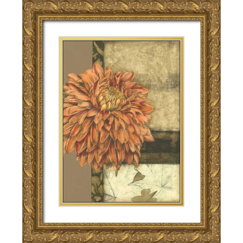 Small Ethereal Bloom IV Gold Ornate Wood Framed Art Print with Double Matting by Goldberger, Jennifer