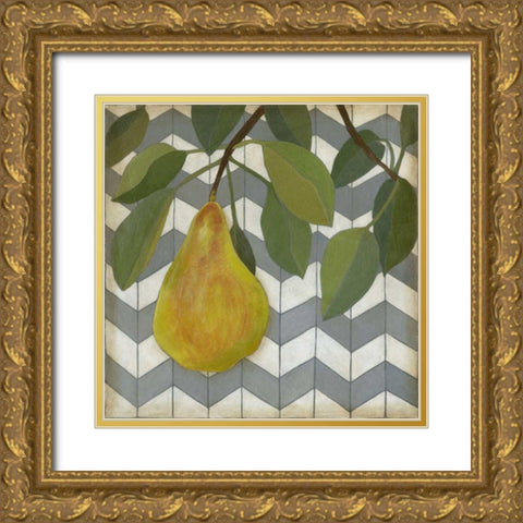 Fruit and Pattern II Gold Ornate Wood Framed Art Print with Double Matting by Meagher, Megan