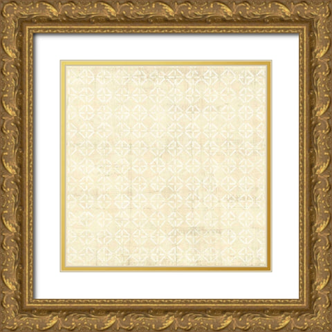 Ethnic Motif IV Gold Ornate Wood Framed Art Print with Double Matting by Vision Studio
