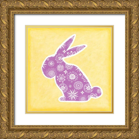 Animal Prints III Gold Ornate Wood Framed Art Print with Double Matting by Meagher, Megan