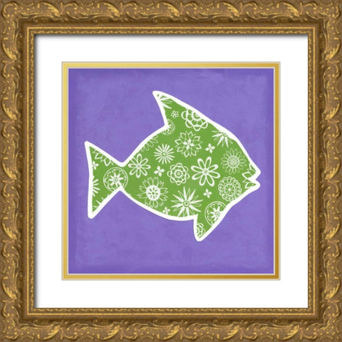 Animal Prints IV Gold Ornate Wood Framed Art Print with Double Matting by Meagher, Megan