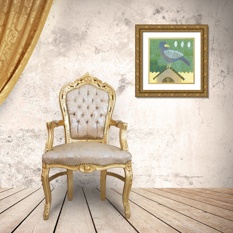 Flight Patterns III Gold Ornate Wood Framed Art Print with Double Matting by Meagher, Megan