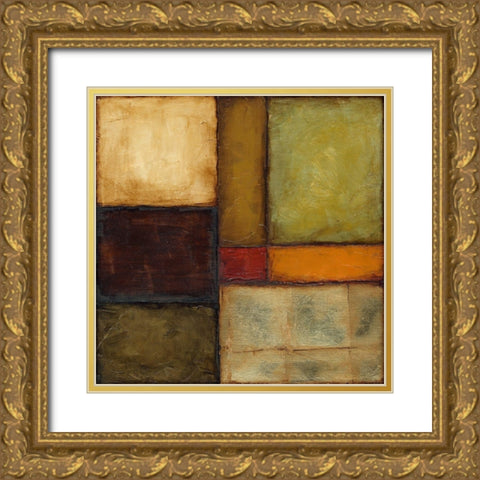 Autumnal Impressions IV Gold Ornate Wood Framed Art Print with Double Matting by Goldberger, Jennifer