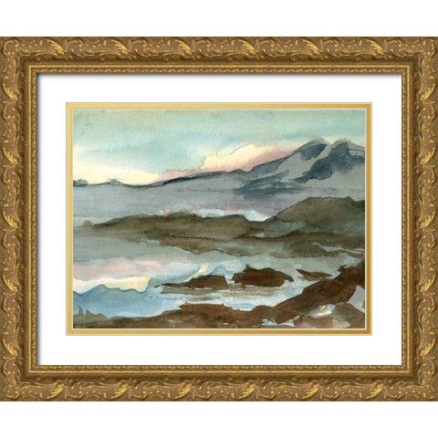 Plein Air Landscape VI Gold Ornate Wood Framed Art Print with Double Matting by Harper, Ethan