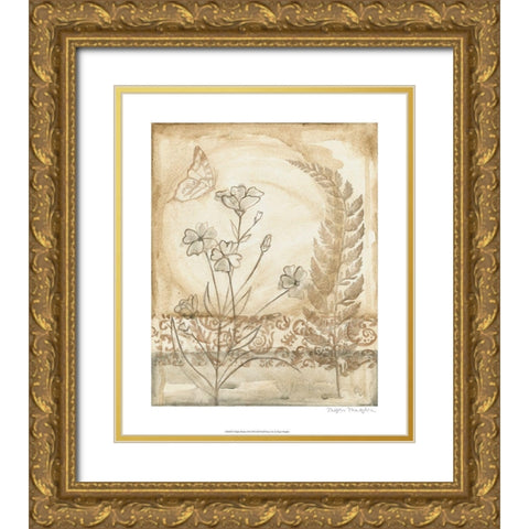 Twilight Meadow III Gold Ornate Wood Framed Art Print with Double Matting by Meagher, Megan