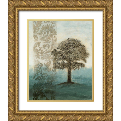 Misty Memory I Gold Ornate Wood Framed Art Print with Double Matting by Meagher, Megan