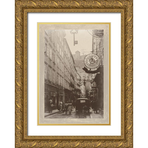 Summer in Europe I Gold Ornate Wood Framed Art Print with Double Matting by Longley, Carolyn