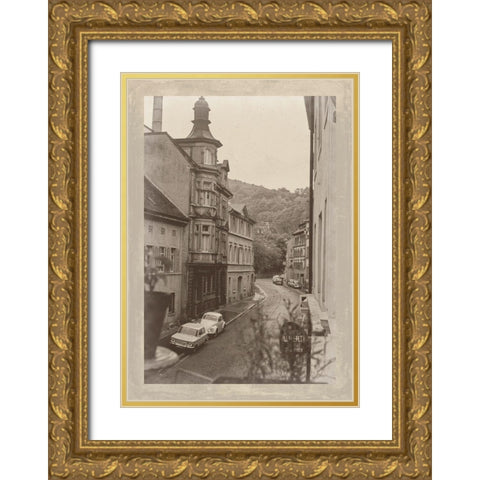 Summer in Europe II Gold Ornate Wood Framed Art Print with Double Matting by Longley, Carolyn