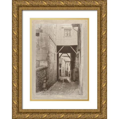 Summer in Europe IV Gold Ornate Wood Framed Art Print with Double Matting by Longley, Carolyn