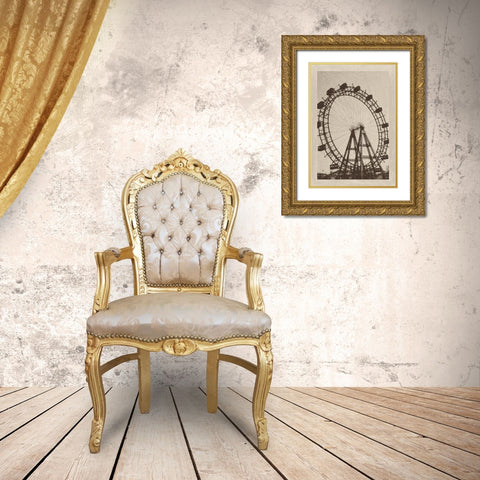 Summer in Europe V Gold Ornate Wood Framed Art Print with Double Matting by Longley, Carolyn