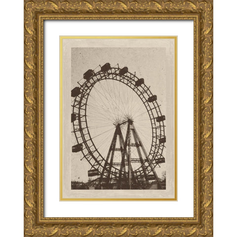 Summer in Europe V Gold Ornate Wood Framed Art Print with Double Matting by Longley, Carolyn