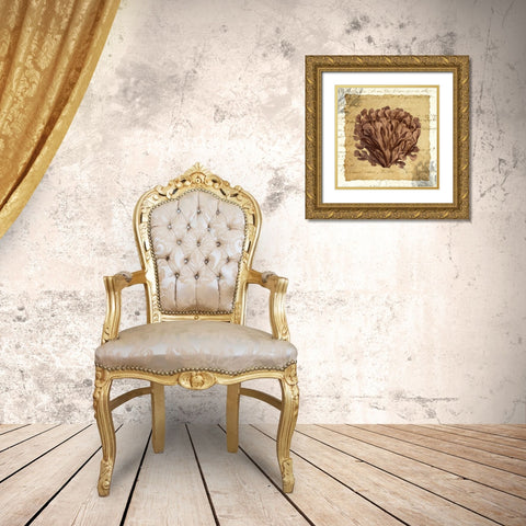 La Vie en Mer III Gold Ornate Wood Framed Art Print with Double Matting by Vision Studio