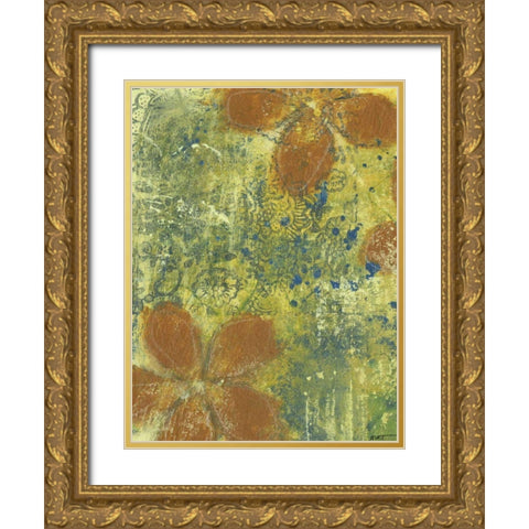 Euphoria I Gold Ornate Wood Framed Art Print with Double Matting by Wyatt Jr., Norman