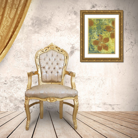 Euphoria II Gold Ornate Wood Framed Art Print with Double Matting by Wyatt Jr., Norman