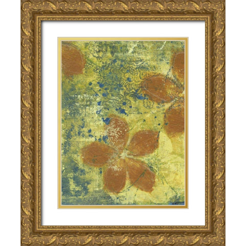 Euphoria II Gold Ornate Wood Framed Art Print with Double Matting by Wyatt Jr., Norman