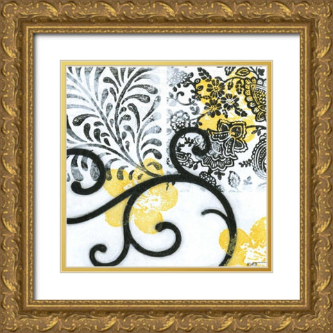 Opulence I Gold Ornate Wood Framed Art Print with Double Matting by Wyatt Jr., Norman