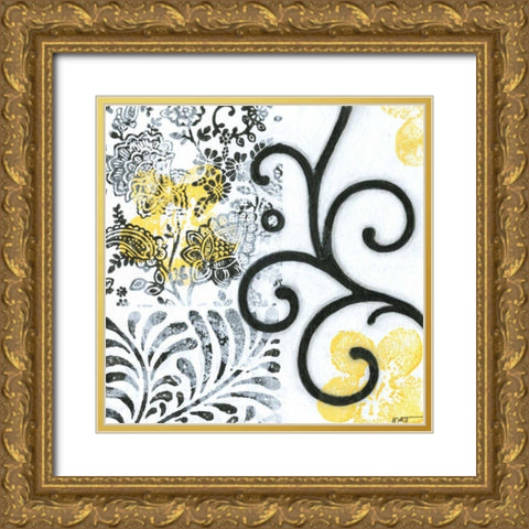 Opulence II Gold Ornate Wood Framed Art Print with Double Matting by Wyatt Jr., Norman