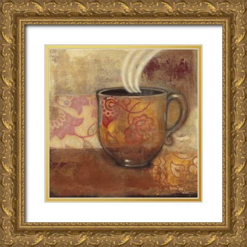 Rich and Smooth IV Gold Ornate Wood Framed Art Print with Double Matting by Wyatt Jr., Norman