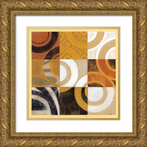 Pulse II Gold Ornate Wood Framed Art Print with Double Matting by Wyatt Jr., Norman