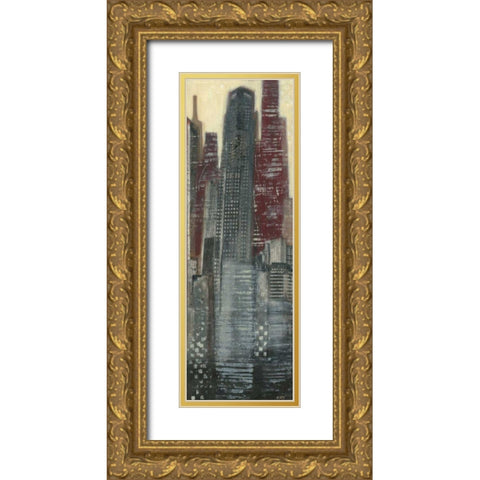 Urban Landscape I Gold Ornate Wood Framed Art Print with Double Matting by Wyatt Jr., Norman