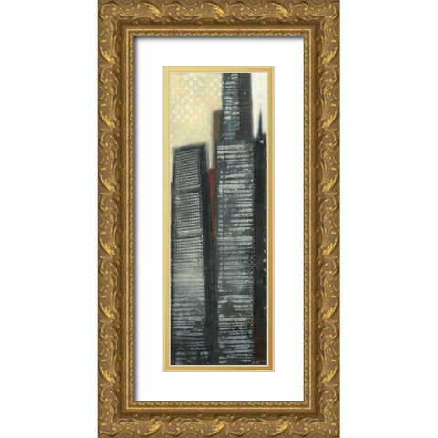 Urban Landscape II Gold Ornate Wood Framed Art Print with Double Matting by Wyatt Jr., Norman