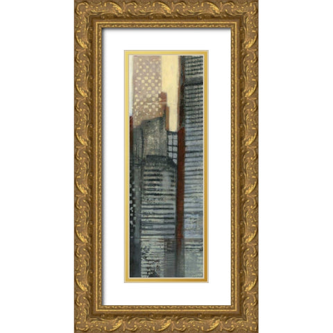 Urban Landscape III Gold Ornate Wood Framed Art Print with Double Matting by Wyatt Jr., Norman