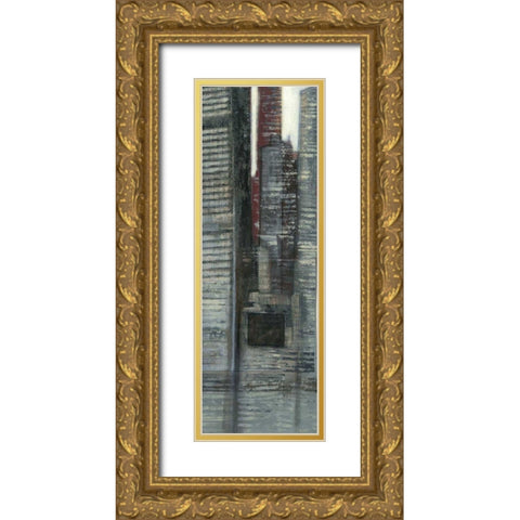 Urban Landscape IV Gold Ornate Wood Framed Art Print with Double Matting by Wyatt Jr., Norman