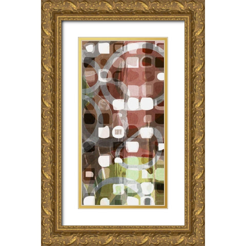 Mirror Ball II Gold Ornate Wood Framed Art Print with Double Matting by Burghardt, James