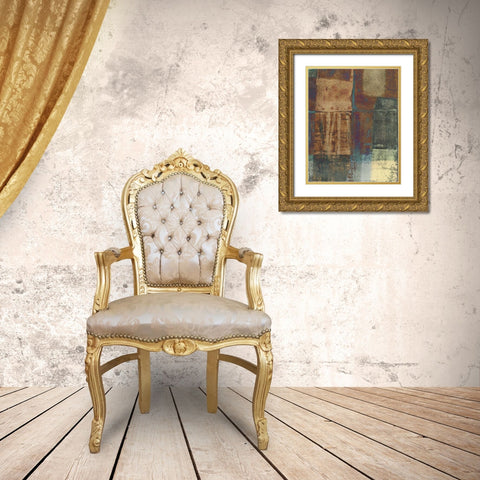 Jade Earth II Gold Ornate Wood Framed Art Print with Double Matting by Vision Studio