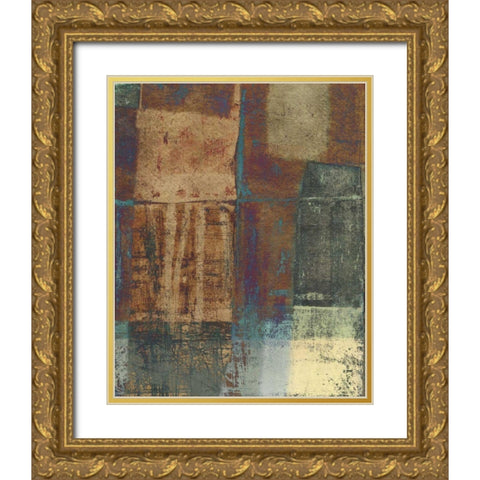 Jade Earth II Gold Ornate Wood Framed Art Print with Double Matting by Vision Studio
