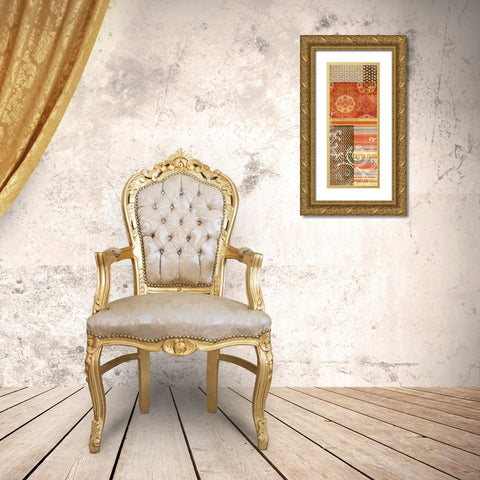 Bohemian Echo III Gold Ornate Wood Framed Art Print with Double Matting by Higby, Jason