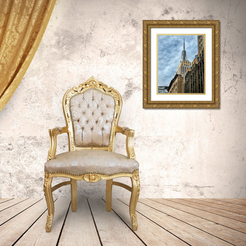 Empire State Gold Ornate Wood Framed Art Print with Double Matting by Chester, Colby