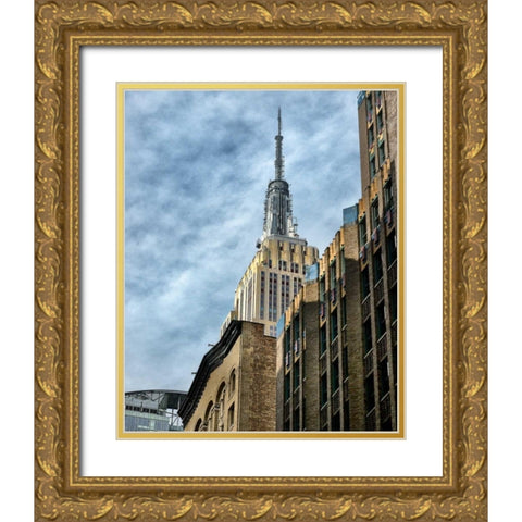 Empire State Gold Ornate Wood Framed Art Print with Double Matting by Chester, Colby