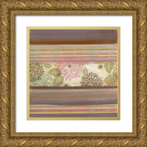 Pretty in Pink I Gold Ornate Wood Framed Art Print with Double Matting by Green-Aldridge, W.