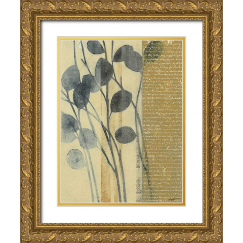 Whisper II Gold Ornate Wood Framed Art Print with Double Matting by Wyatt Jr., Norman