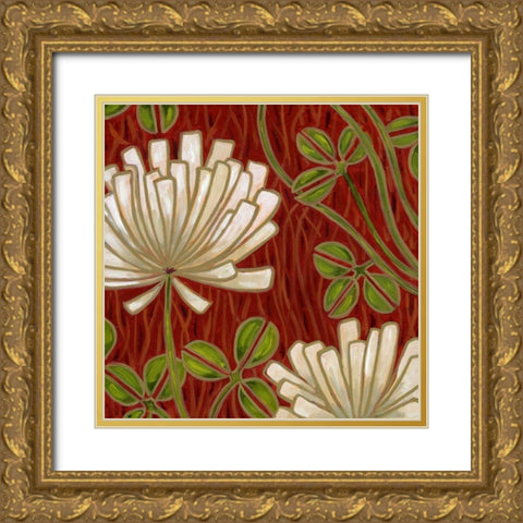 Gretchen I Gold Ornate Wood Framed Art Print with Double Matting by Deans, Karen