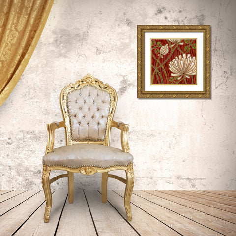 Gretchen II Gold Ornate Wood Framed Art Print with Double Matting by Deans, Karen
