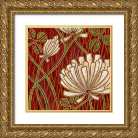 Gretchen II Gold Ornate Wood Framed Art Print with Double Matting by Deans, Karen