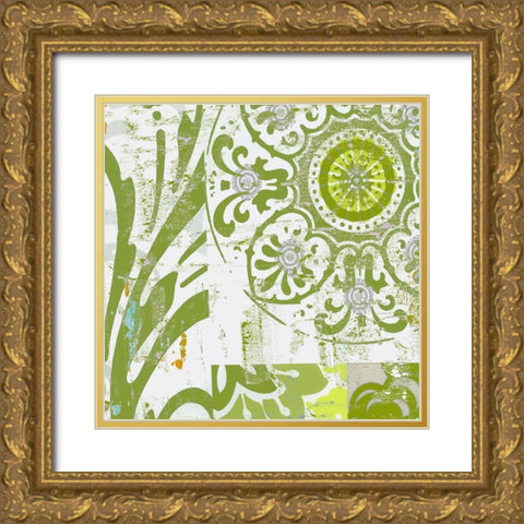 Big Wheel II Gold Ornate Wood Framed Art Print with Double Matting by Mountain, Ricki