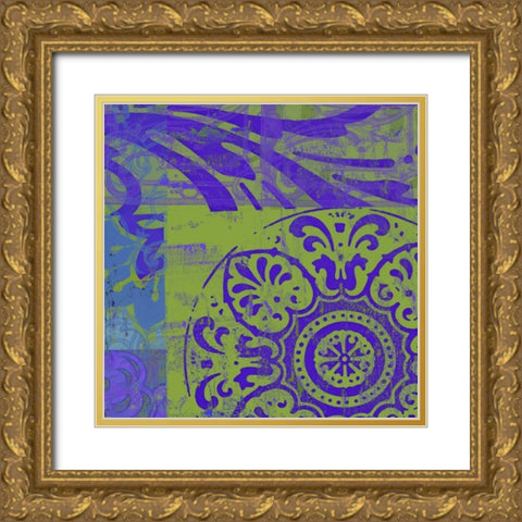 Royal Jewels II Gold Ornate Wood Framed Art Print with Double Matting by Mountain, Ricki