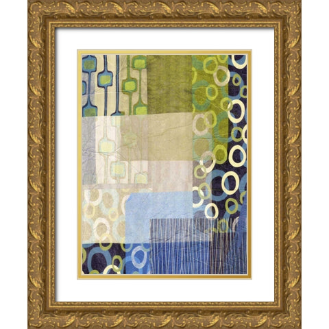 Mix and Match I Gold Ornate Wood Framed Art Print with Double Matting by Butler, John
