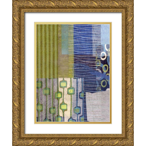 Mix and Match II Gold Ornate Wood Framed Art Print with Double Matting by Butler, John