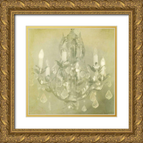 Fancy II Gold Ornate Wood Framed Art Print with Double Matting by Jorgensen, Jennifer