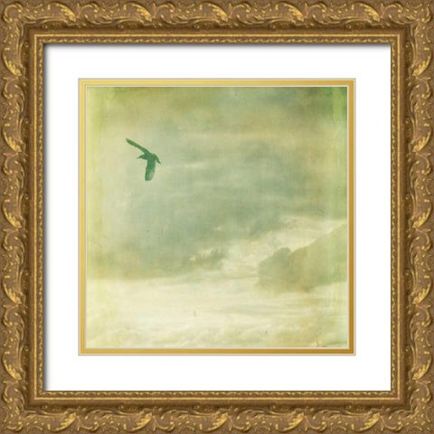 Did you Forget II Gold Ornate Wood Framed Art Print with Double Matting by Jorgensen, Jennifer