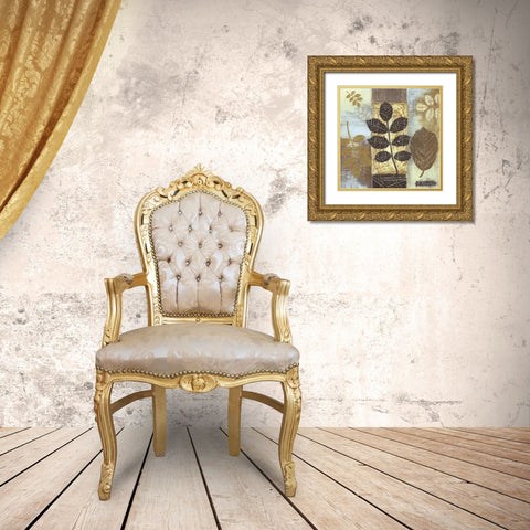 Patterns of Nature II Gold Ornate Wood Framed Art Print with Double Matting by Russell, Wendy