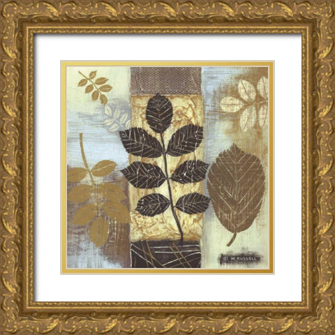 Patterns of Nature II Gold Ornate Wood Framed Art Print with Double Matting by Russell, Wendy